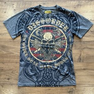 Civilized Clothing Co. Mens‎ T Shirt Skull Snakes Graphic Tee Sz M Short Sleeve